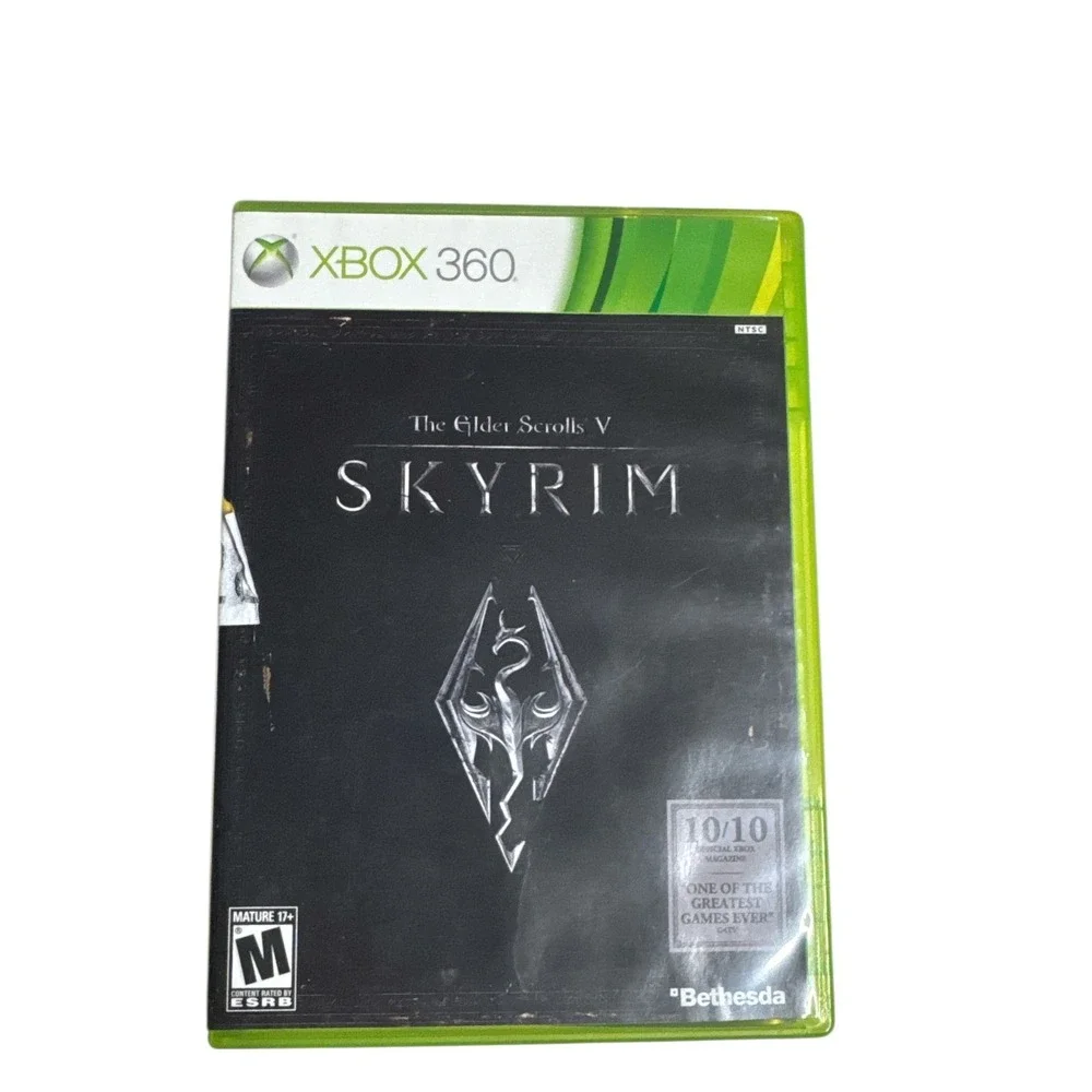 The Elder‎ Scrolls V Skyrim Xbox 360 2011 Complete w Manual Disc RPG Game